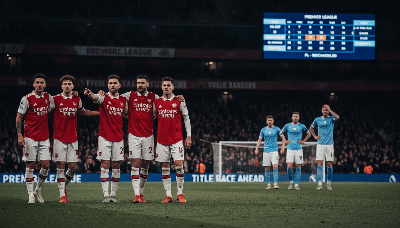 La menace invisible : pourquoi Arsenal garde l’avantage sur Manchester ...