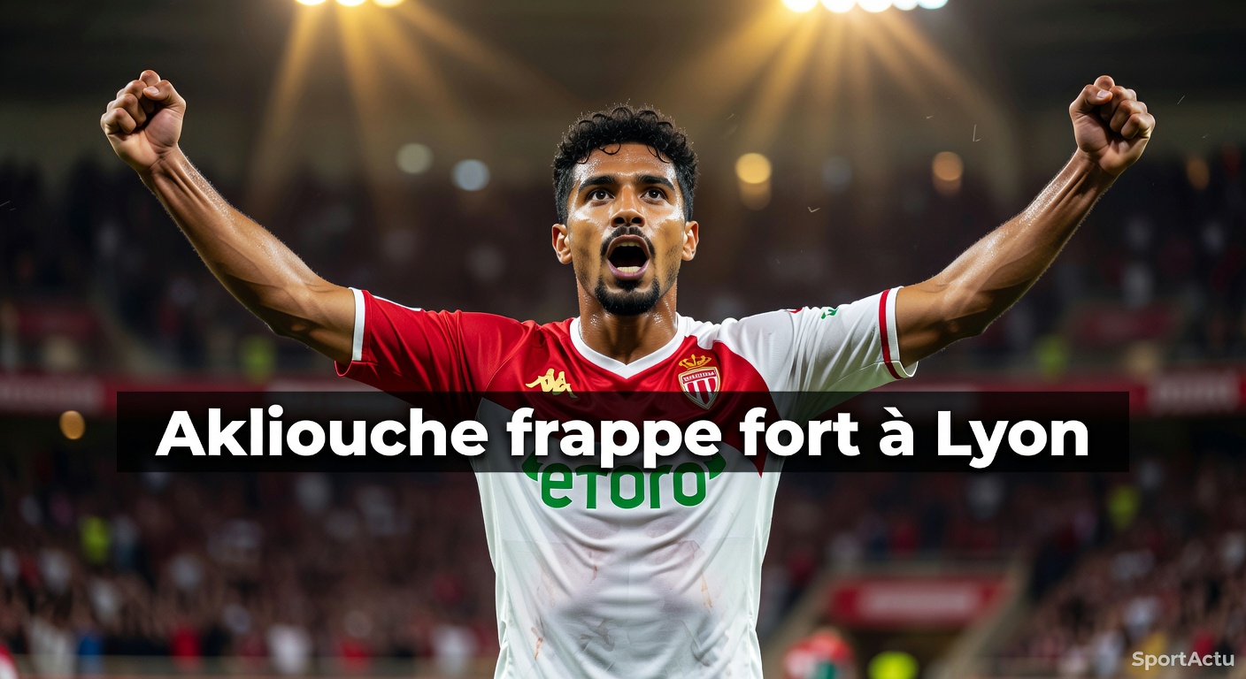Akliouche, l’éclair de Monaco : Lyon s’effondre, la course à l’Europe s’enflamme