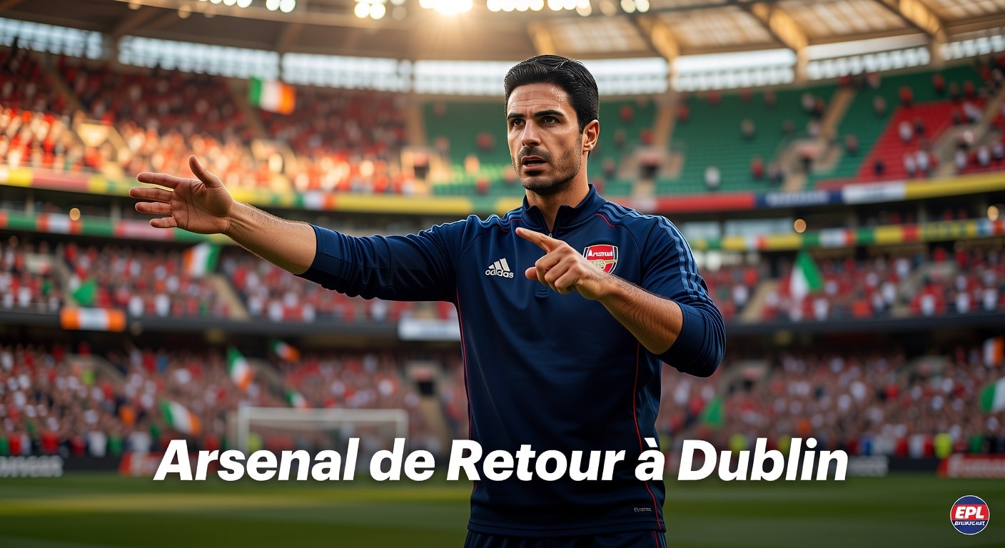 Arsenal prépare un retour sensationnel à Dublin : une annonce qui fait vibrer les fans !