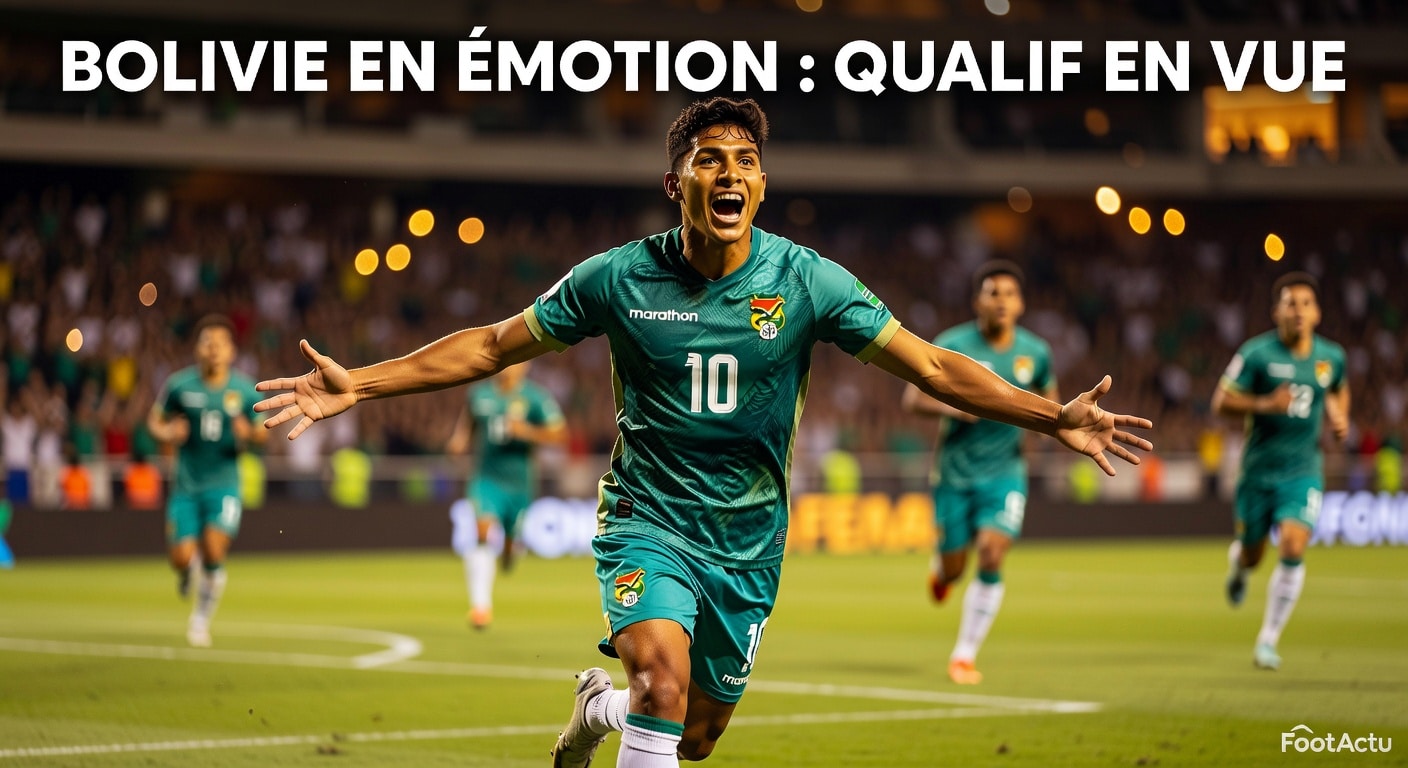 Un souffle d’espoir : la Bolivie à un match du rêve mondial