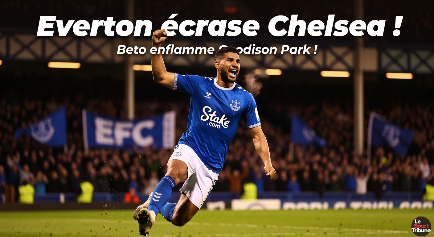Un séisme en Premier League : Everton humilie Chelsea, Liverpool sombre à Brighton