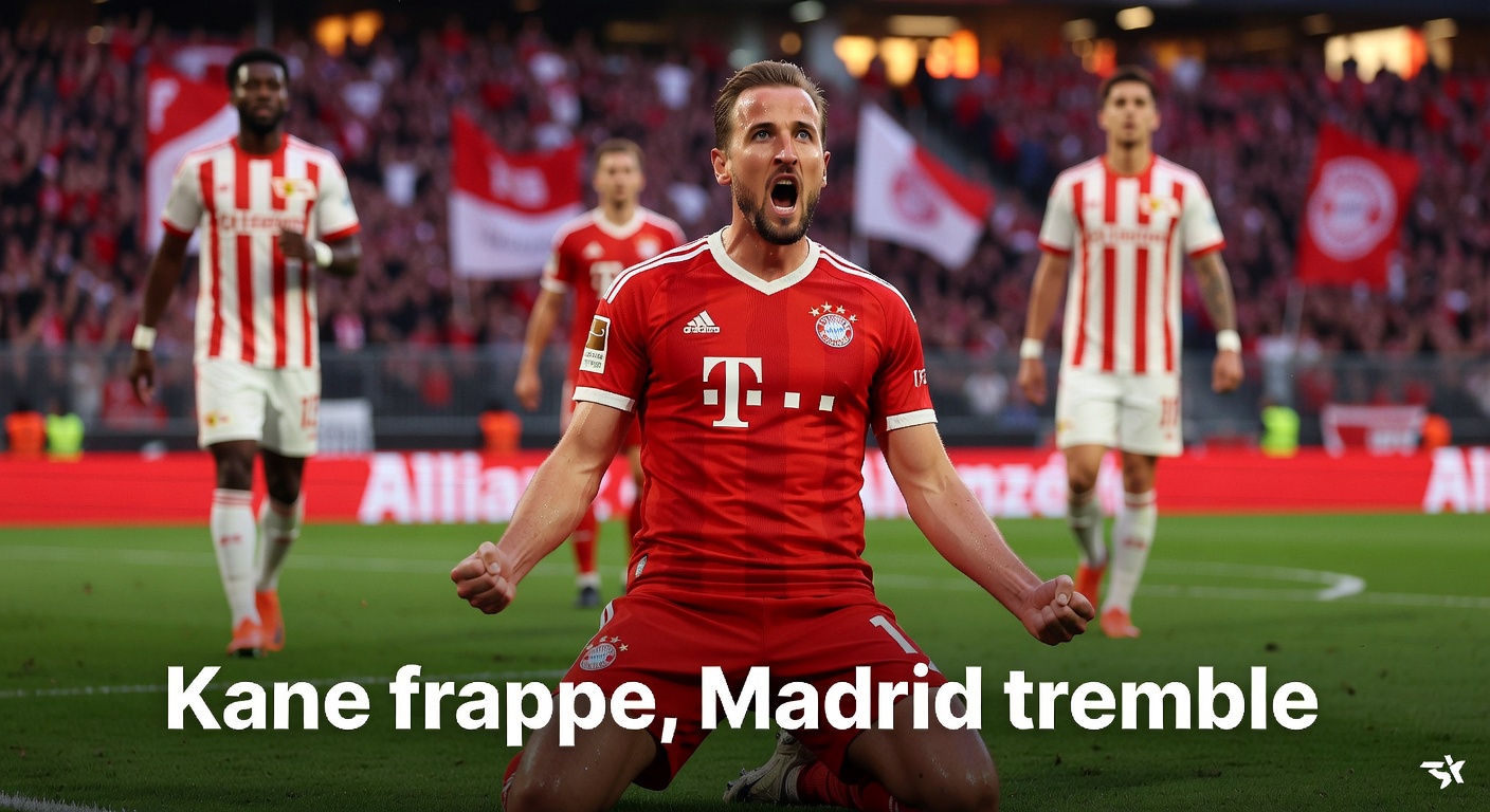 Kane, le Bayern et la peur qui s’installe à Madrid : une menace XXL pour Mbappé