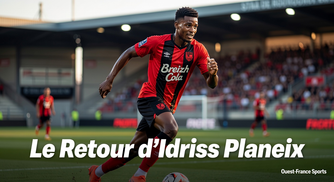 Le retour inattendu d’Idriss Planeix : 15 mois d’ombre, une renaissance à Guingamp