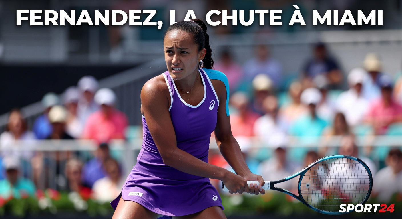 Coup de tonnerre à Miami : Fernandez éliminée, le dernier espoir canadien vacille