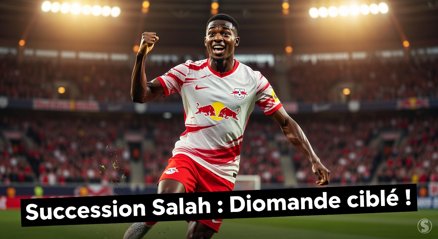 Liverpool prépare un coup de tonnerre : le successeur de Salah déjà ciblé ?