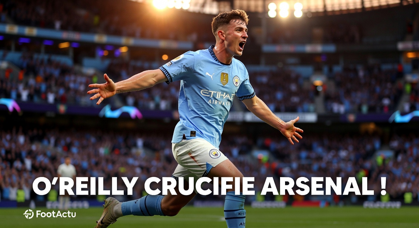 Le coup d’envoi façon rugby qui a révélé le vrai visage d’Arsenal face à un City irrésistible