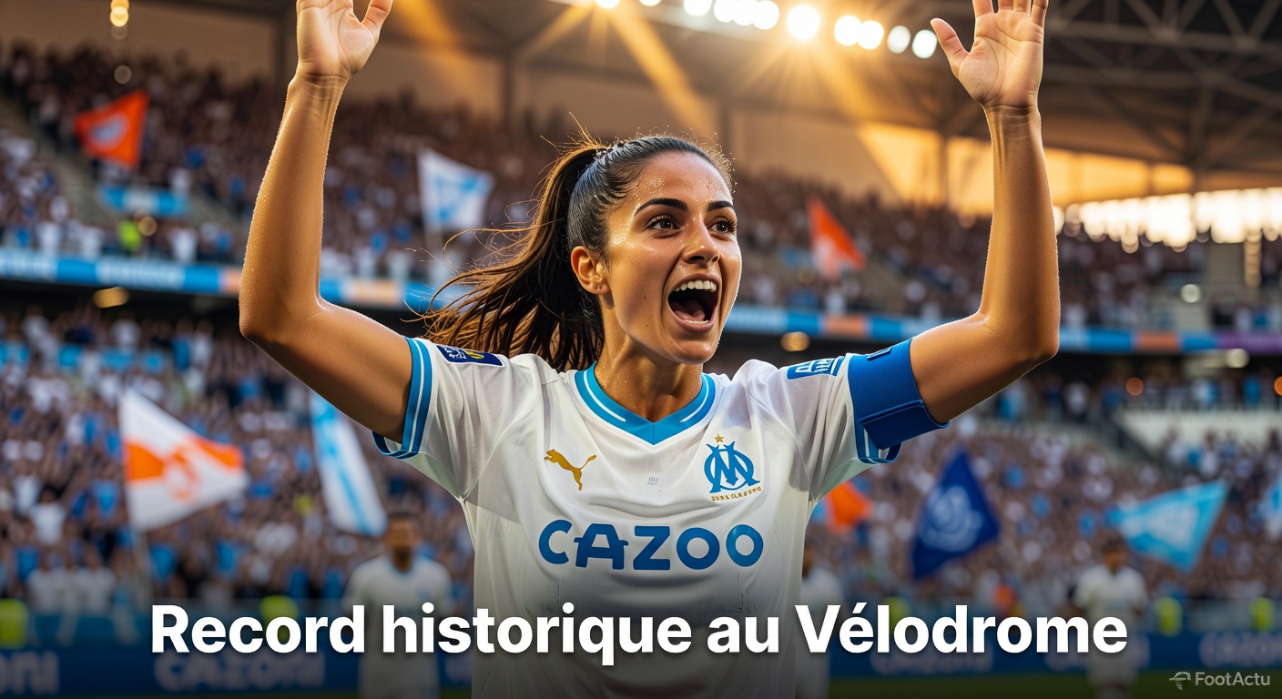 Vélodrome en fusion : l’OM féminin prêt à pulvériser un record historique face au MHSC