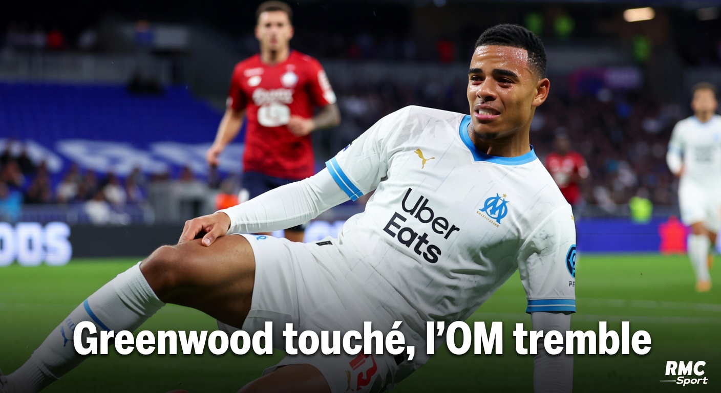 OM : Le mystère Greenwood enfin levé après sa blessure choc face à Lille