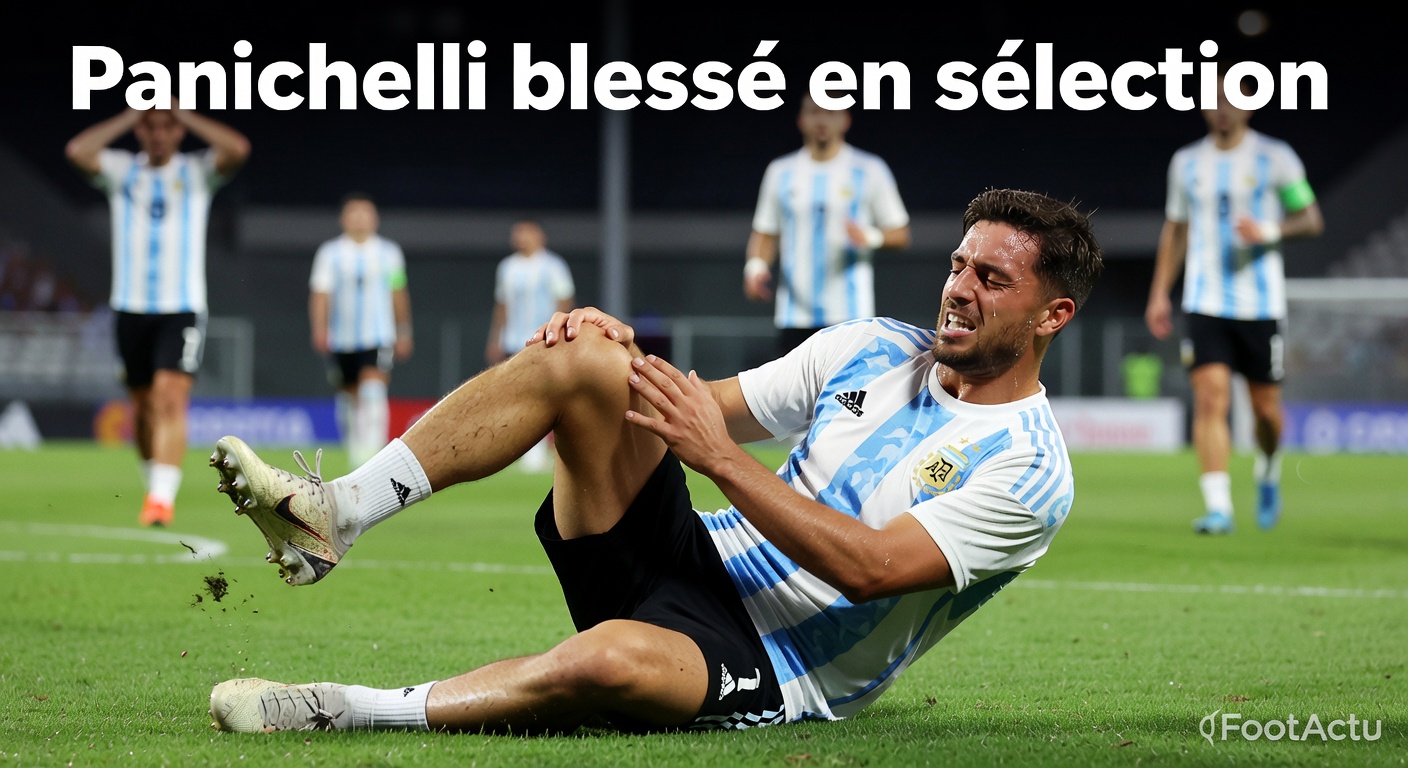 Coup de tonnerre : le meilleur buteur de Ligue 1 blessé avec l’Argentine, la Coupe du Monde en péril ?