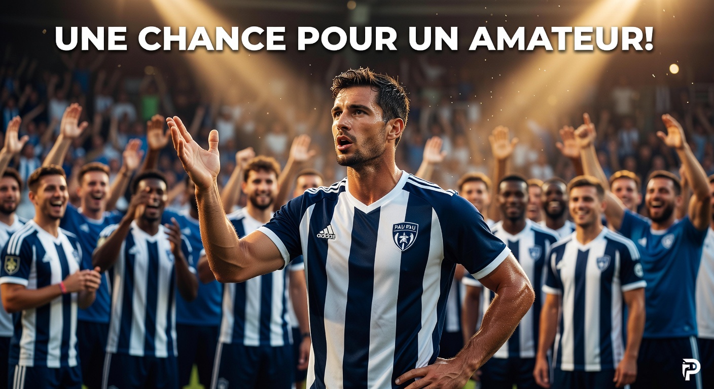 Le Pau FC ose l’incroyable : un amateur va décrocher un contrat pro façon The Voice !
