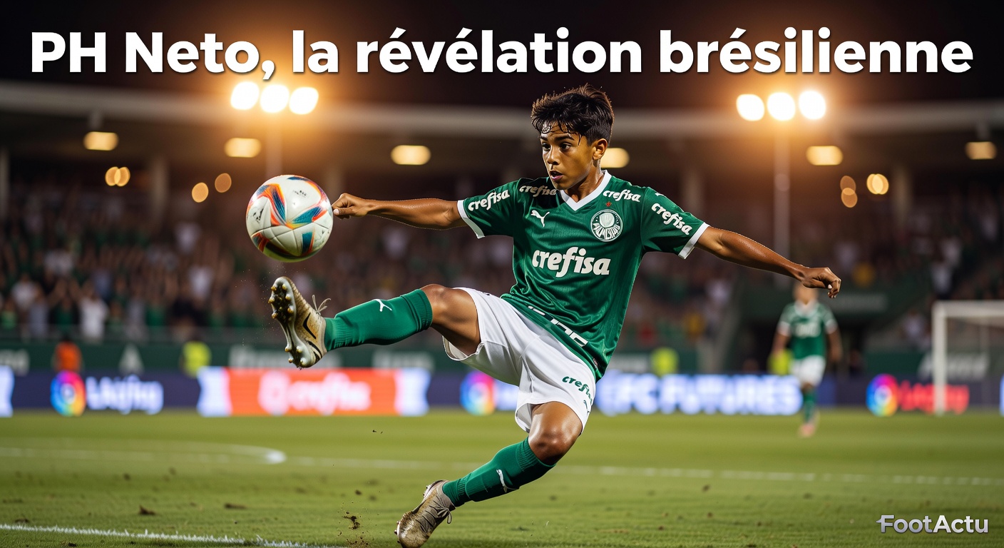 PH Neto, la pépite de Palmeiras qui affole l’Europe : le phénomène de 12 ans qui fait rêver