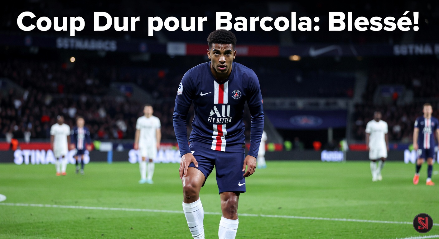 Coup de tonnerre au PSG : Barcola out, Paris retient son souffle