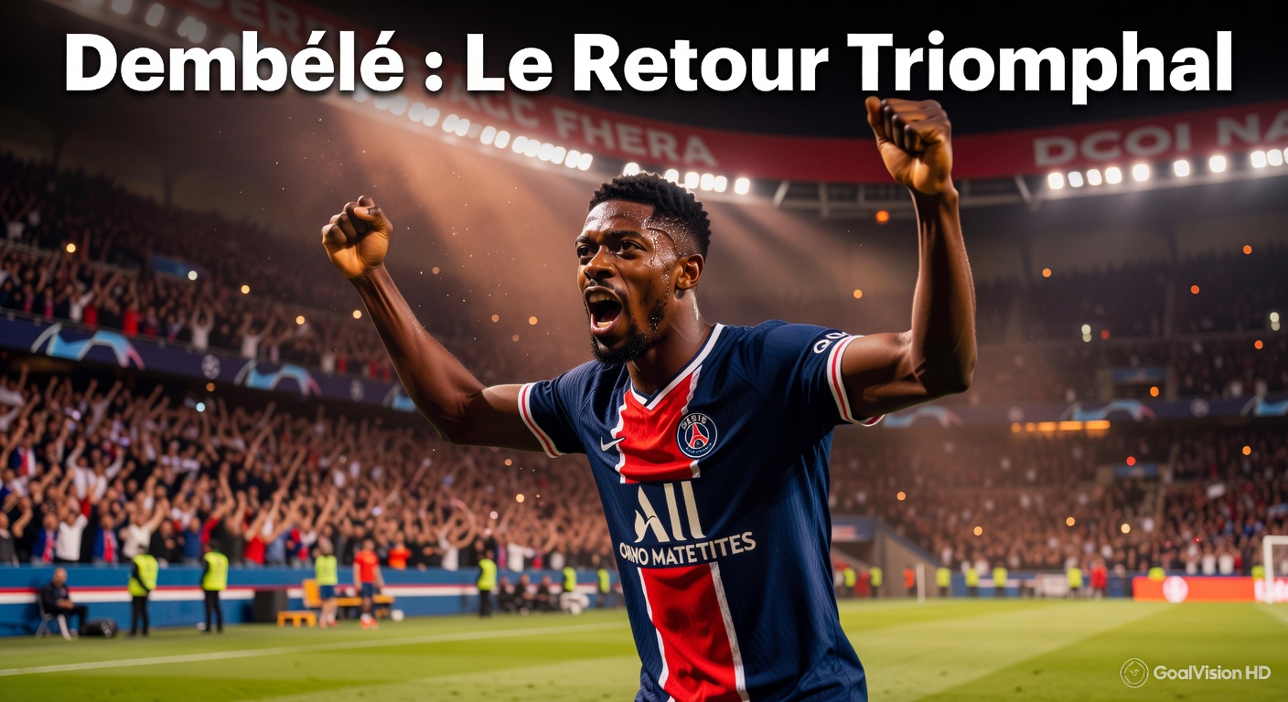 PSG-Chelsea : Le retour de Dembélé, l’étincelle qui peut tout bouleverser ?