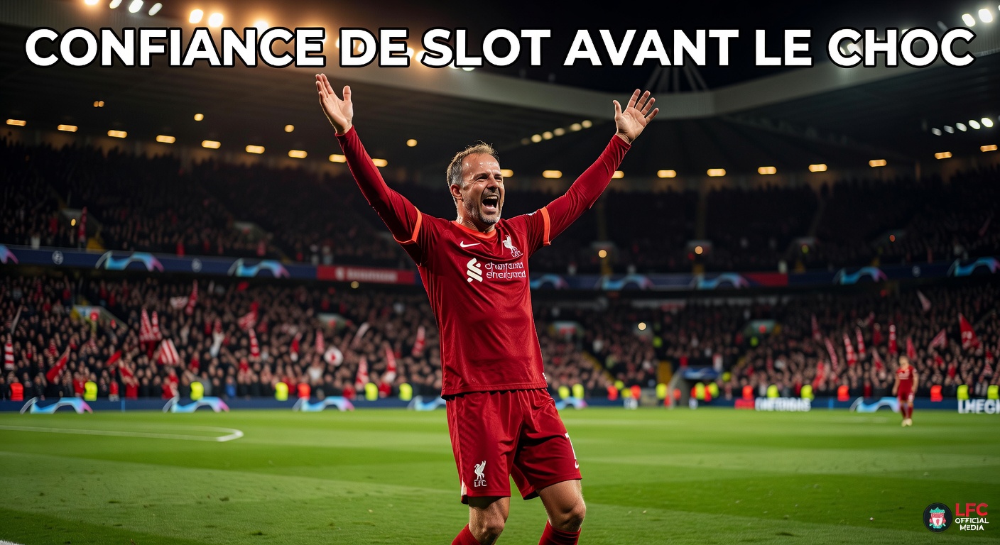 PSG-Liverpool : Arne Slot lance la guerre psychologique avant le choc