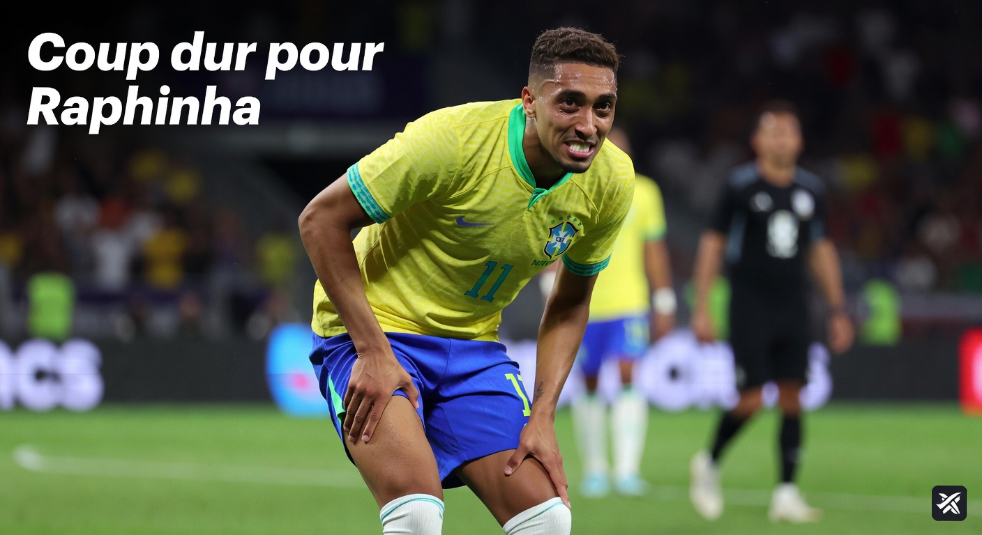 Coup dur pour le Barça : Raphinha out, la saison bascule