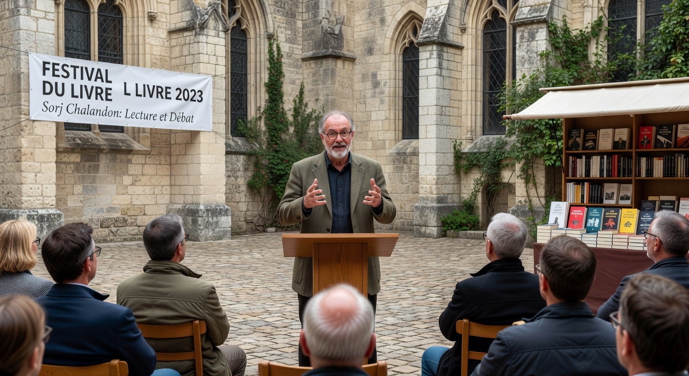 Un rendez-vous secret à Laval : Sorj Chalandon dévoile l’envers du Festival du Premier roman