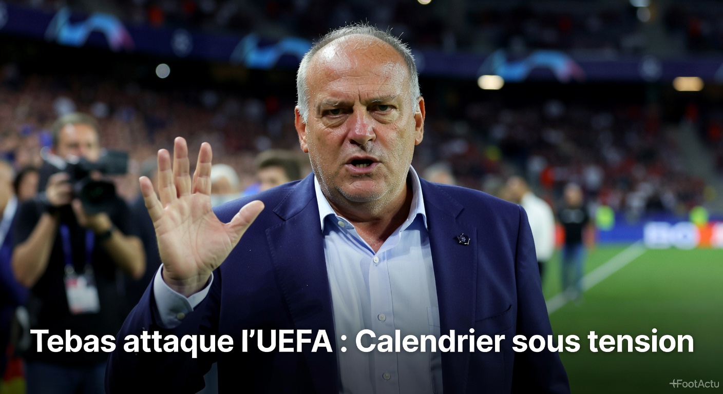Tebas frappe fort : la vérité cachée derrière le chaos du calendrier européen