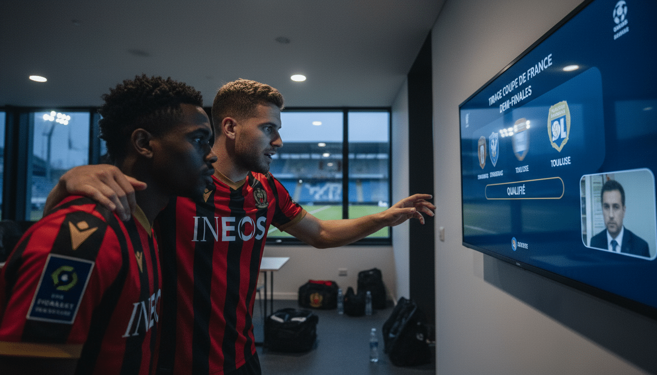 Tirage au sort des demi-finales : l’heure où tout peut basculer pour Nice