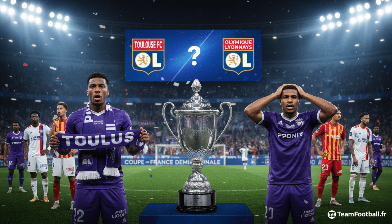 Tirage choc en Coupe de France : Toulouse va-t-il briser le rêve de l’OL ou de Lens ?