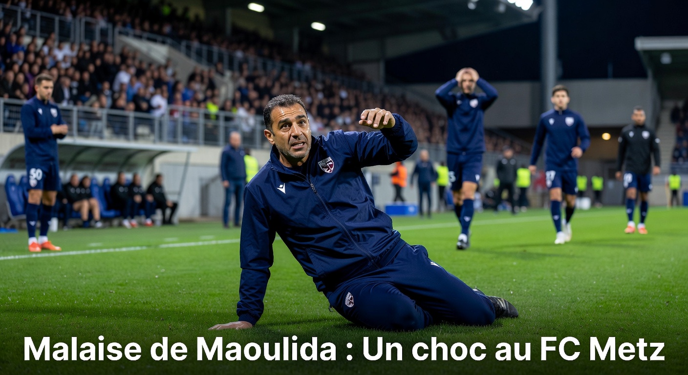 Inquiétude sur la pelouse : Toifilou Maoulida s’effondre, le match arrêté