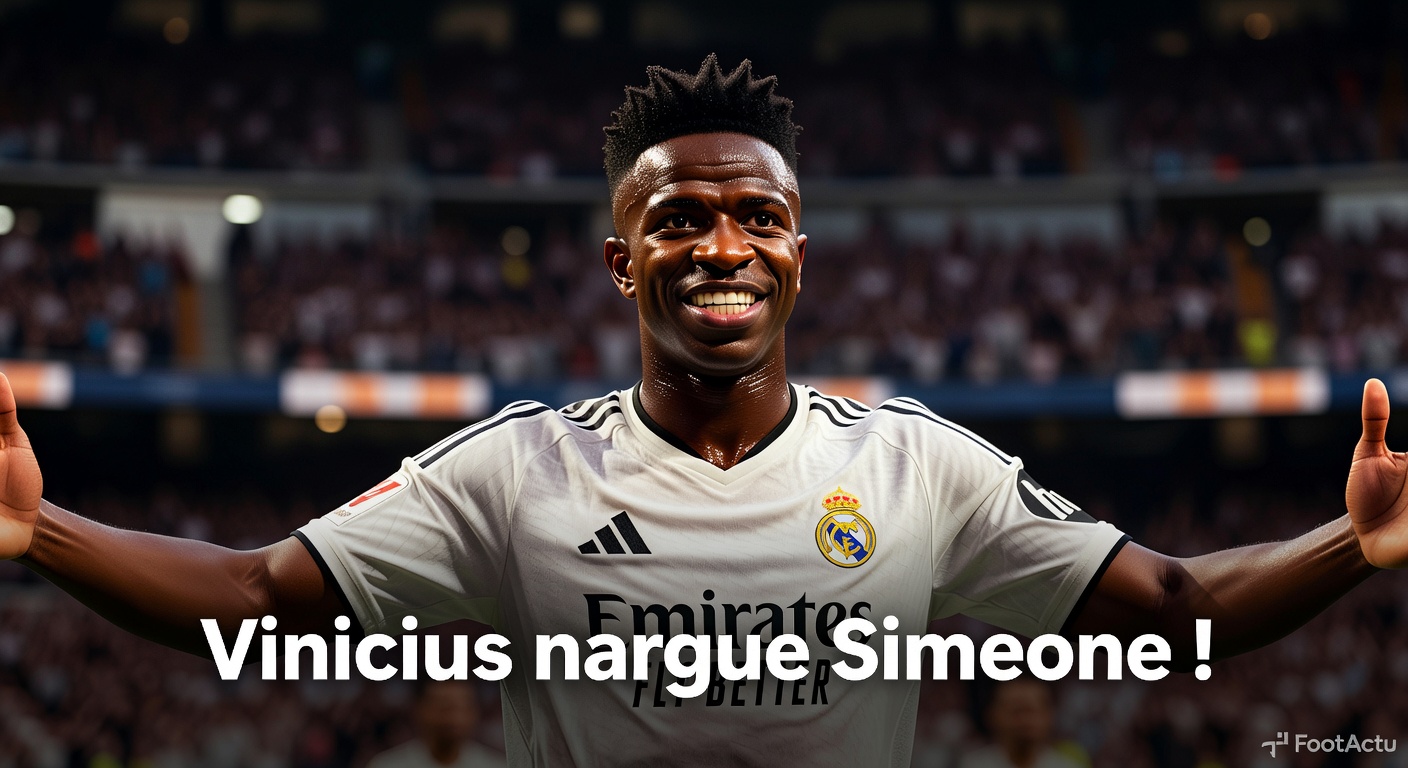 Vinicius Junior : la revanche éclatante qui fait trembler Simeone et l’Atlético