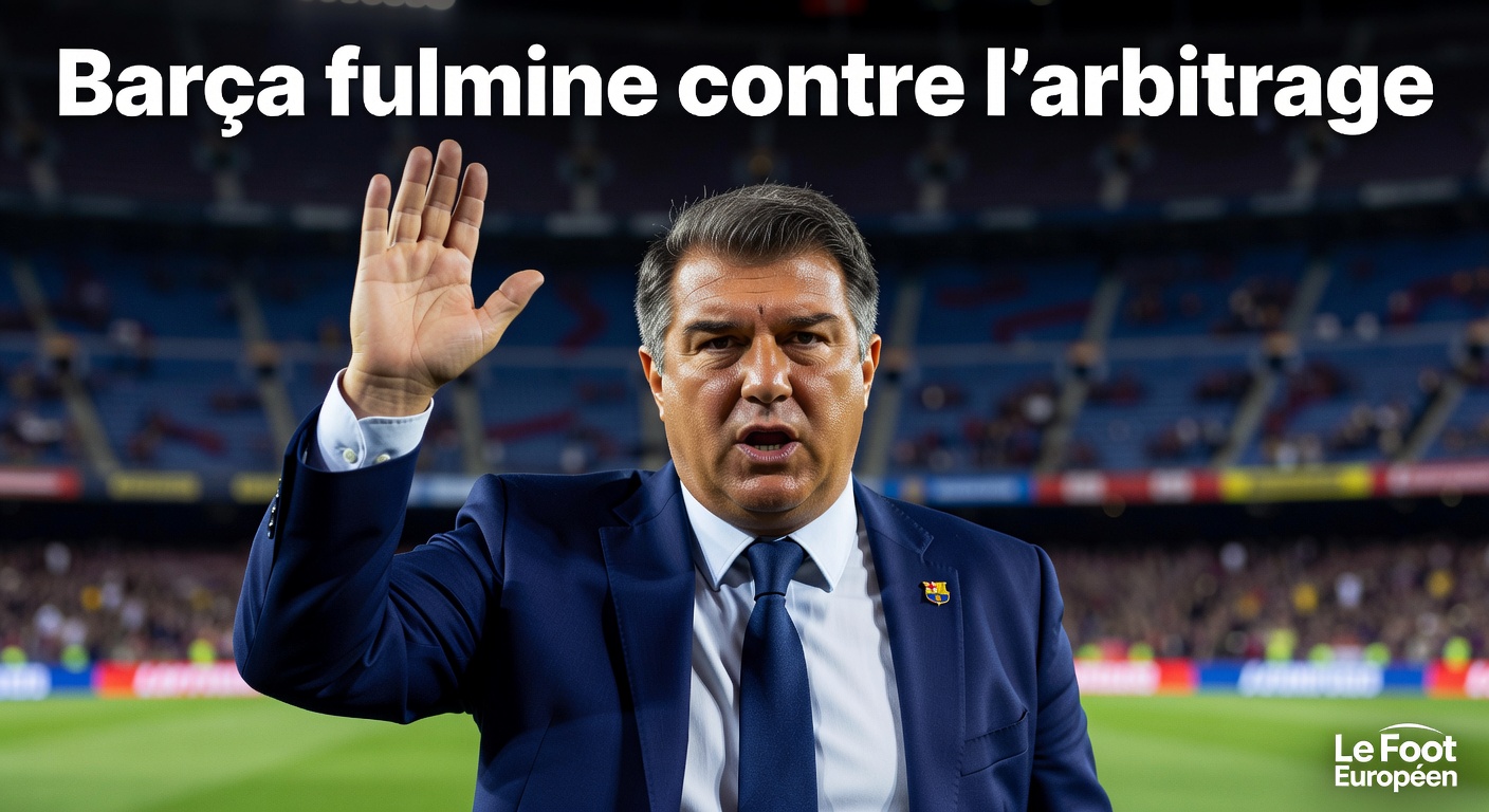 Barça frappe fort : nouvelle plainte à l’UEFA, la colère gronde après l’élimination !