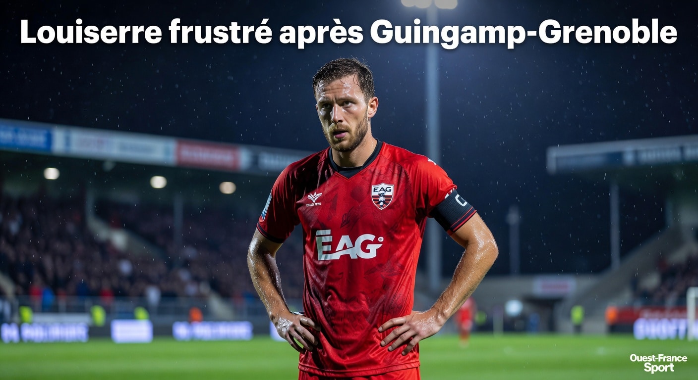 Guingamp : le cri du cœur de Louiserre après une soirée frustrante face à Grenoble