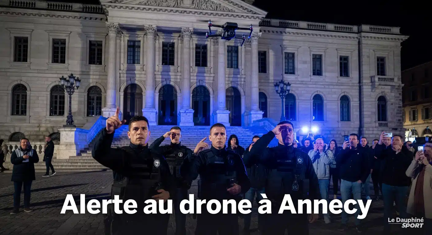 Annecy : L’énigme du drone qui plane sur le Palais de justice