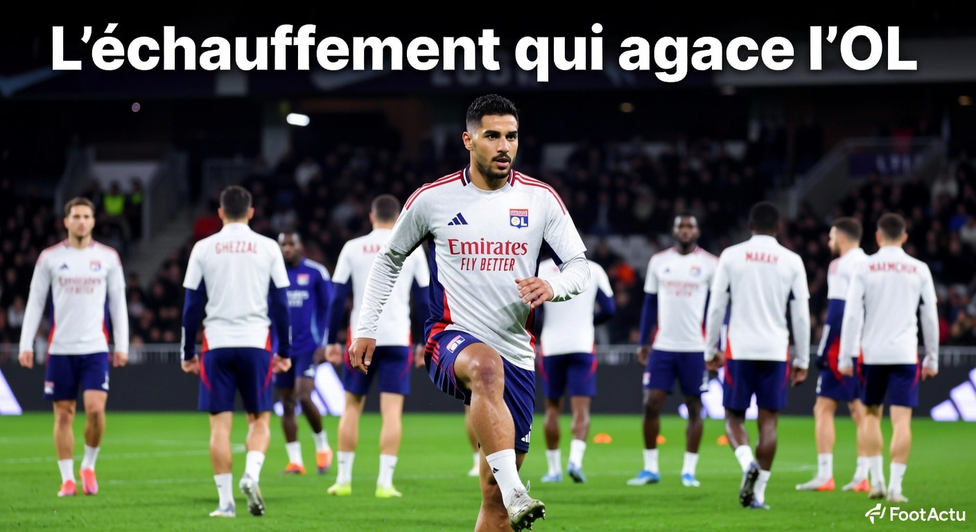 OL : L’échauffement qui a glacé Angers... et les supporters lyonnais