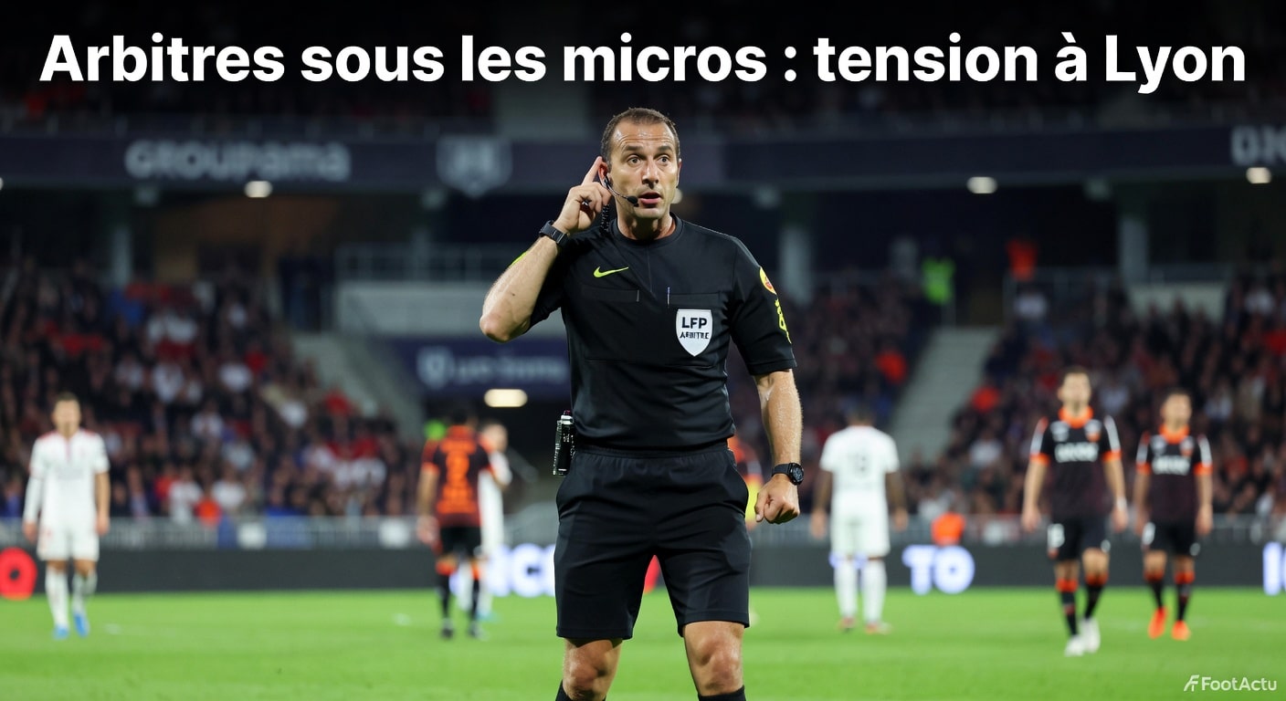 OL-Lorient : Ce micro qui pourrait tout changer... Les entraîneurs brisent le silence sur l’arbitrage !