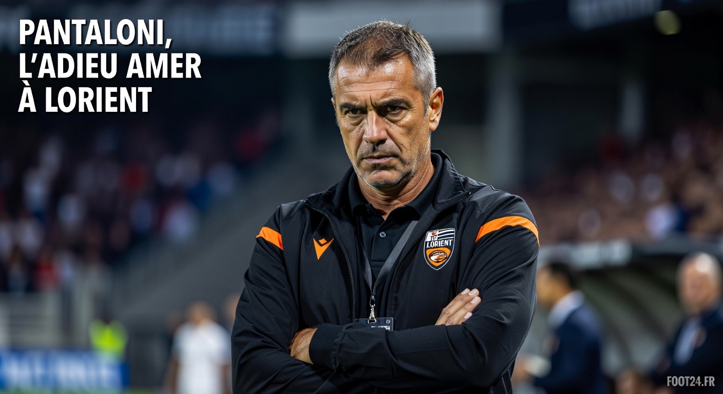 Lorient secoué : révélations sur le départ inévitable d’Olivier Pantaloni